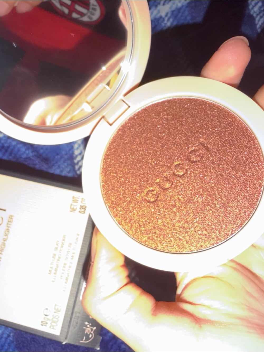 Gucci Shimmering Bronze Highlighter - Warm Copper Glow